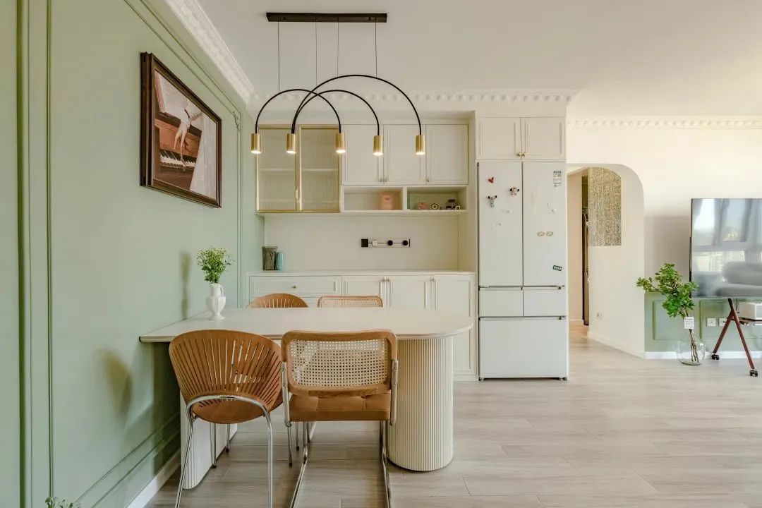 蓉漂情侣的89㎡婚房，奶酪薄荷配色，绝！