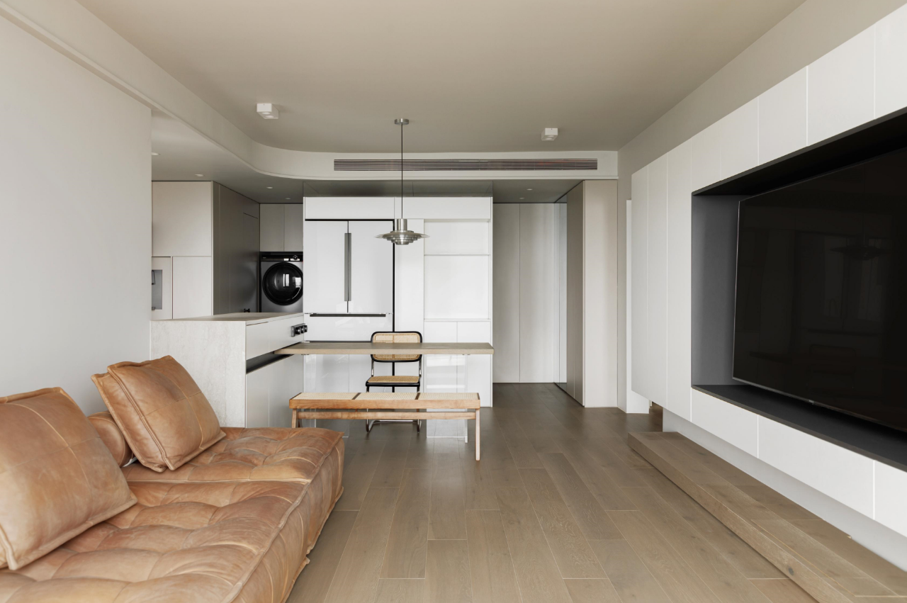 极简风的三居室设计，删繁就简的空间布局！