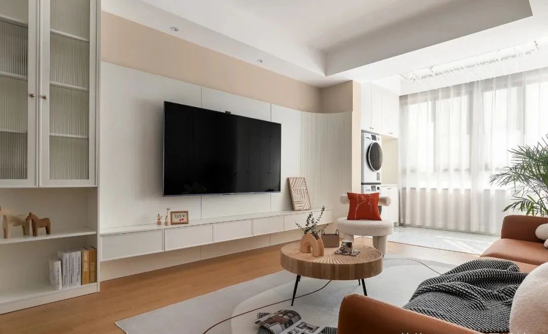 半包7万改造128平精装房，拒绝千篇一律，装出奶油风时尚三居室！