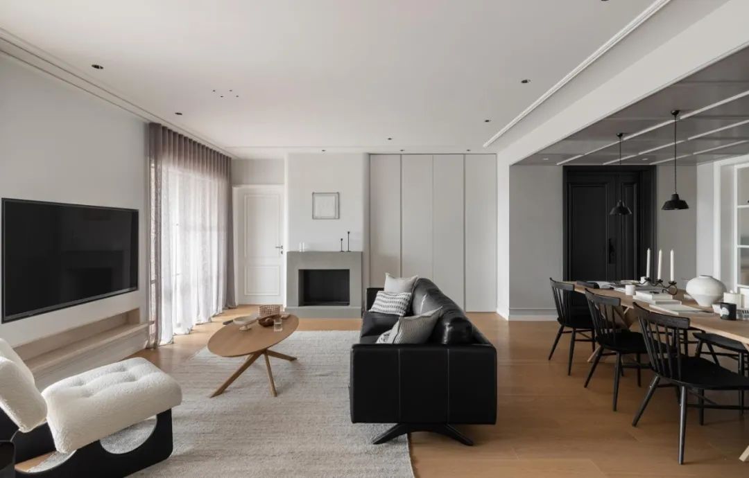 130㎡二娃之家：现代与美式相互融合。