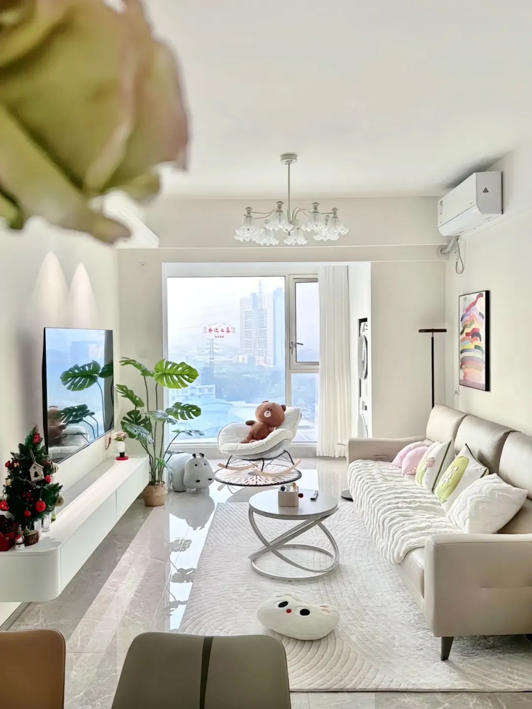67平套内空间的软搭，奶油简约风来袭