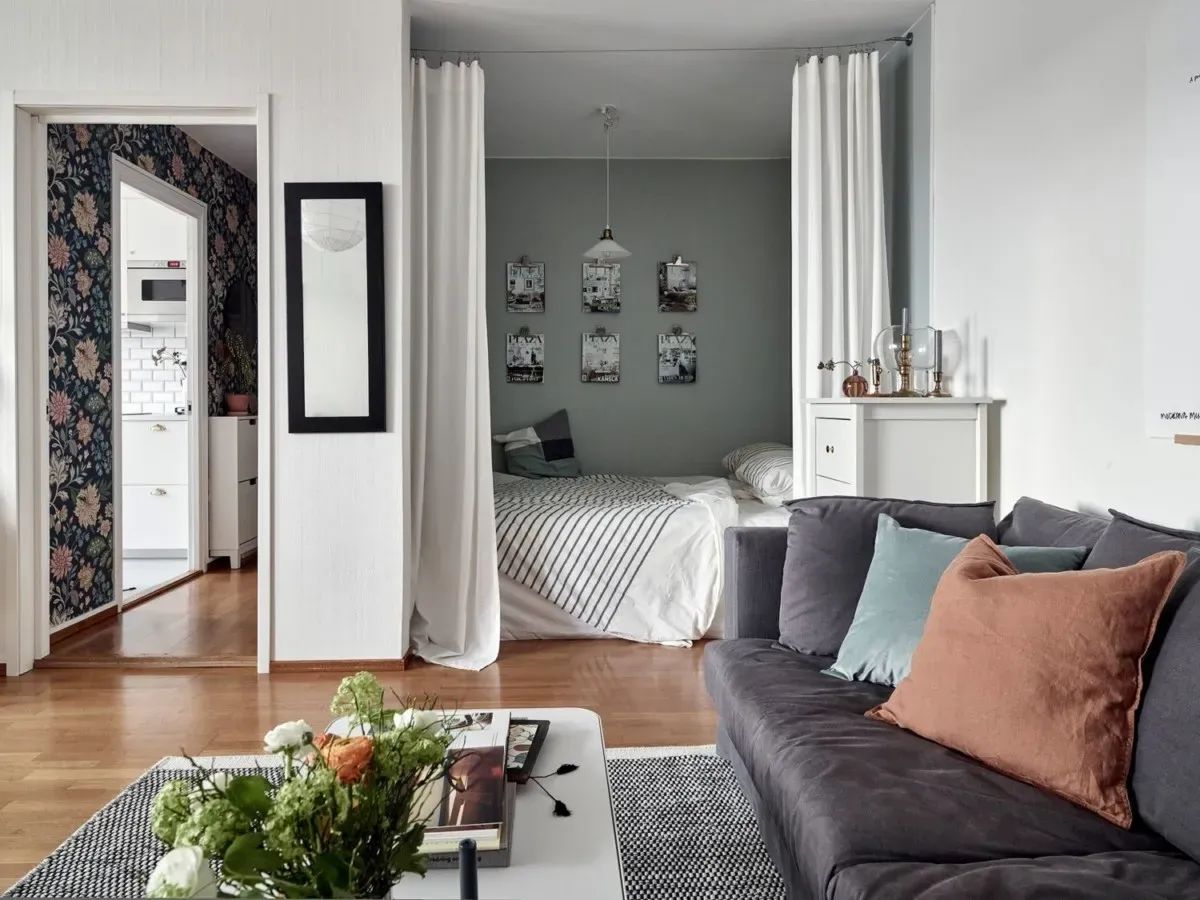 看了这套50㎡小公寓，才懂温馨的理想生活！