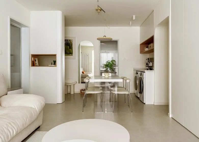 62㎡治愈奶油风设计，看完真的心动了