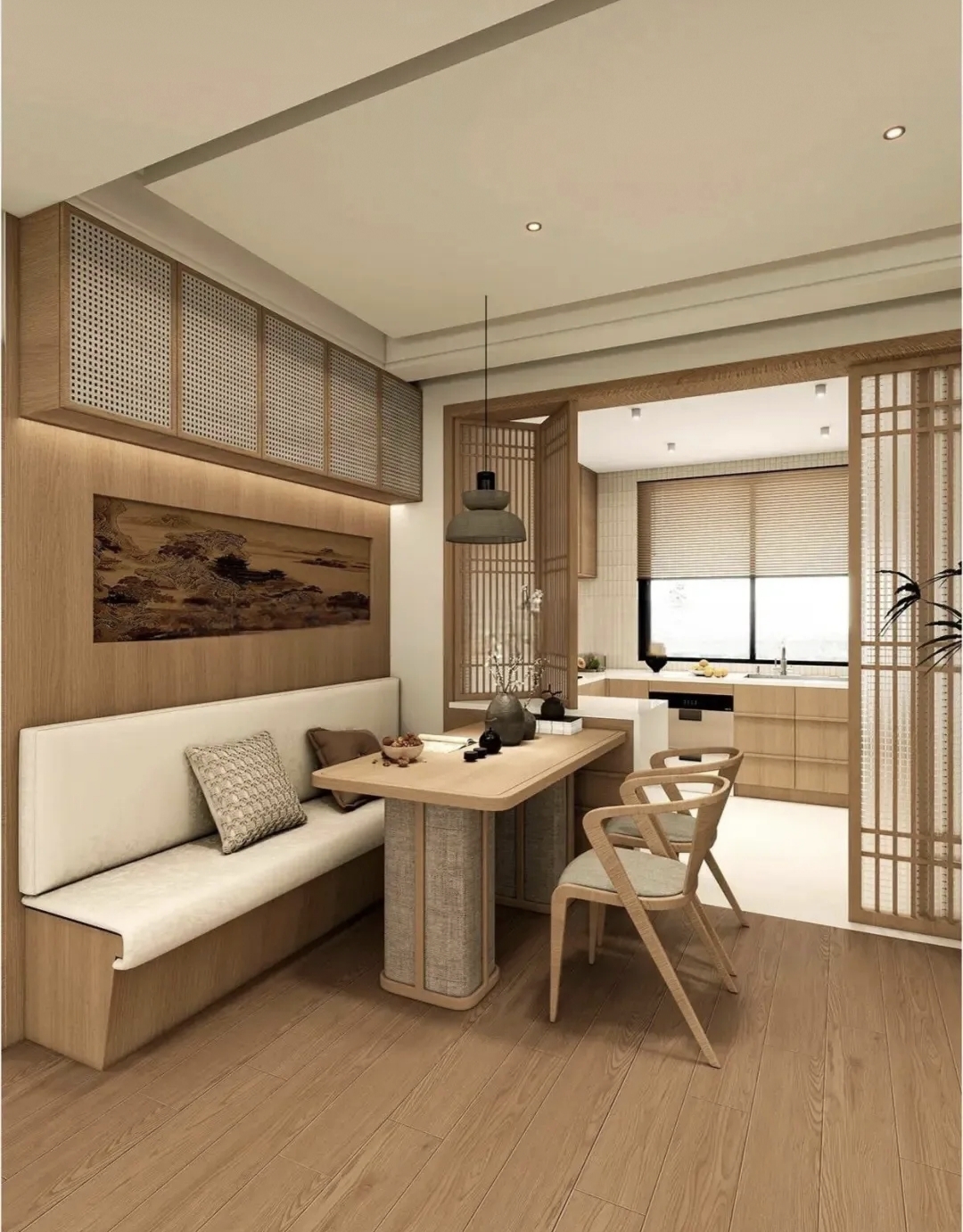 新中式装修太有品！116㎡落地高级感，简直赢麻了！