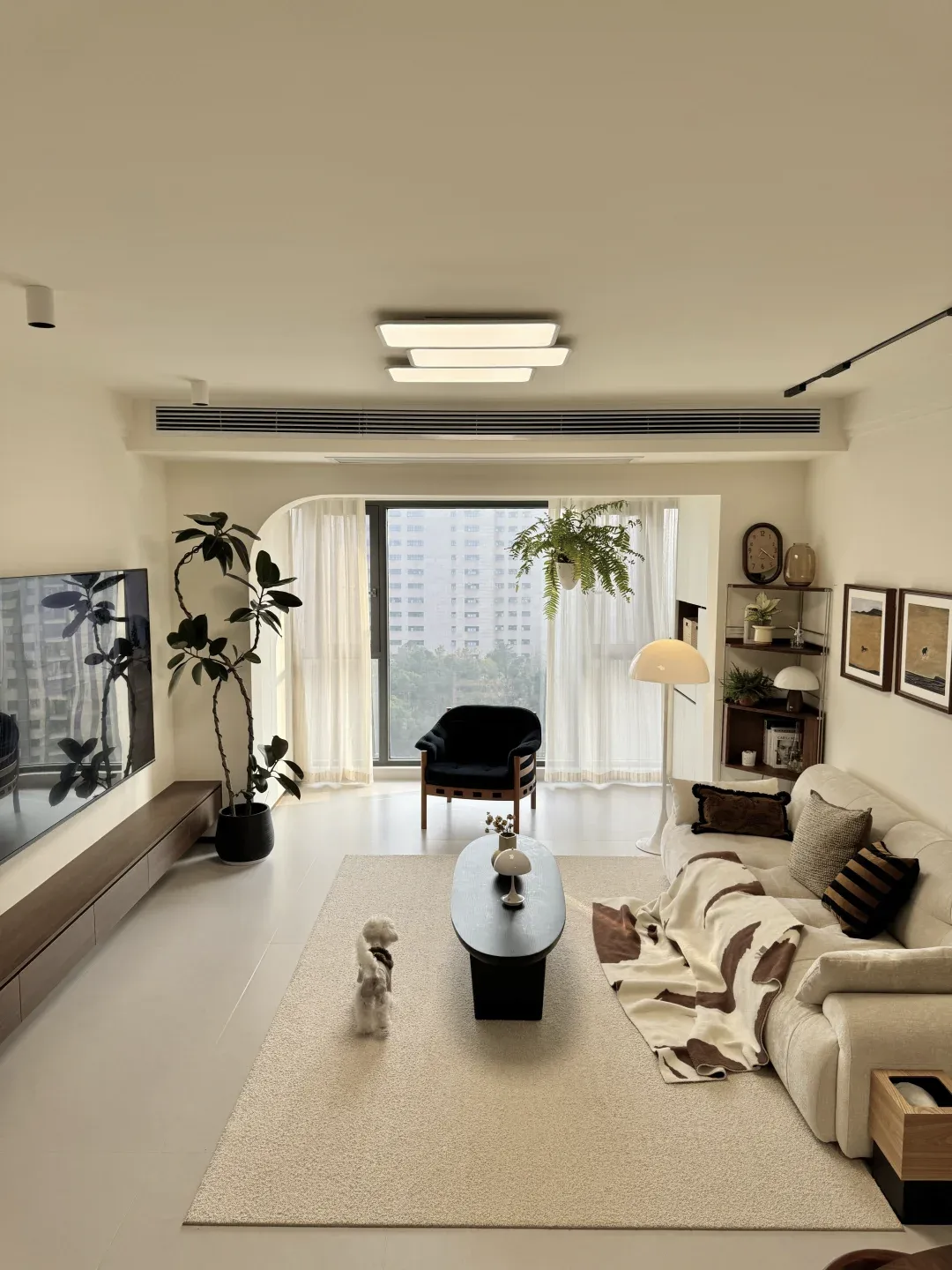 55平旧房爆改简约奶油风，邻居惊呆了~