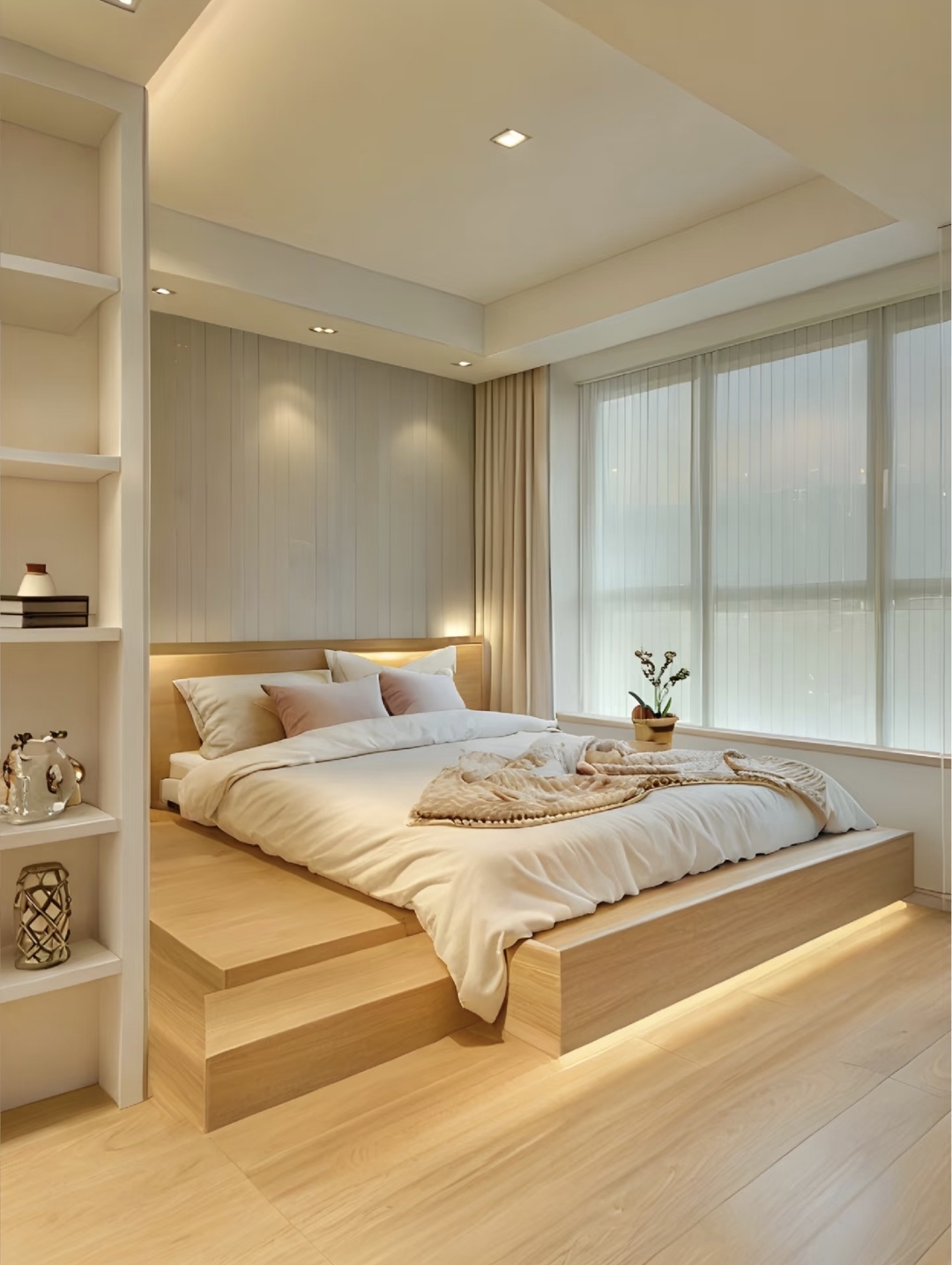 6平的地台床太好睡了！